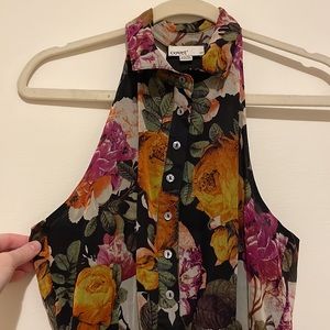 Covet Black Floral Boutique dress